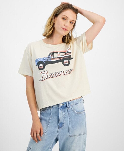 Juniors' Ford Bronco Graphic T-Shirt
