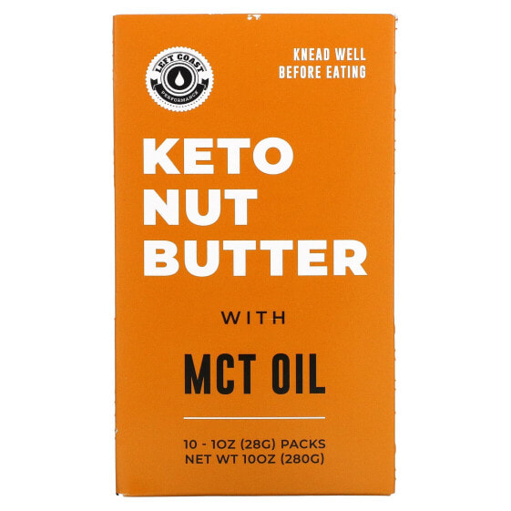 Keto Nut Butter with MCT Oil, 10 Packets, 1 oz (28 g) Each