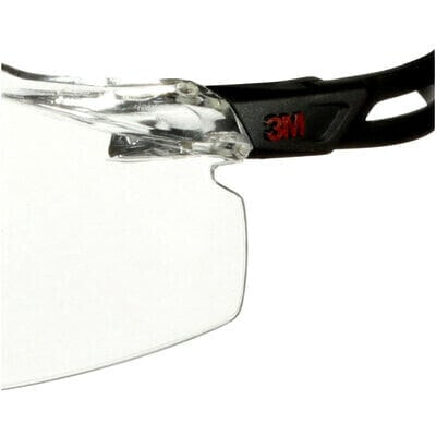 Защитные очки 3M SF501SGAF-BLK - для сборки - для строительных и отделочных работ - для работы с пылью - для шлифовки - для точения/резки - унисекс - черные - прозрачные - из поликарбоната (PC)