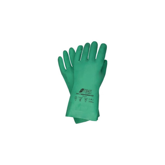 Nitras Chemikalienschutzhandschuhe Green Barrier Flex Größe 8 grün EN 388, EN 374 PSA-Kategorie III, VE: 12 Paar