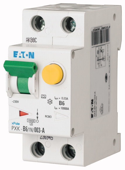 Eaton PXK-B6/1N/003-A - Miniature circuit breaker - 10000 A - IP20