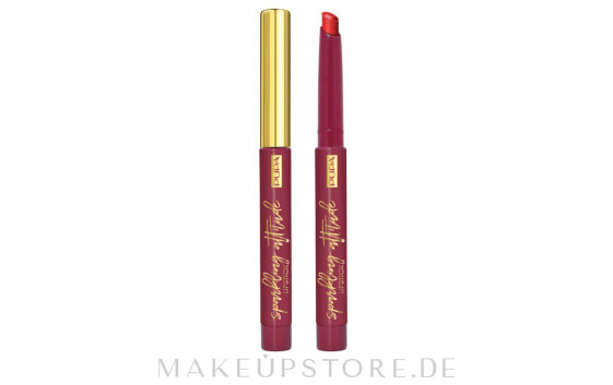 Mattierender Lippenstift - Pupa Sparkling Attitude Lipstick Matt Effect 001 - Precious Cherry