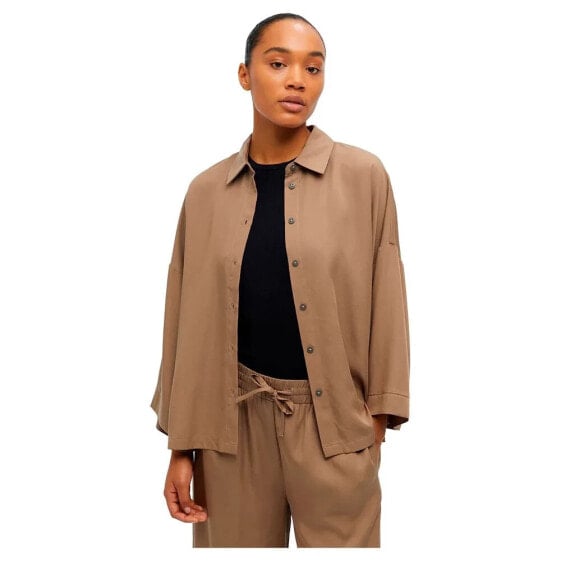 OBJECT Tilda Boxy Long Sleeve Shirt