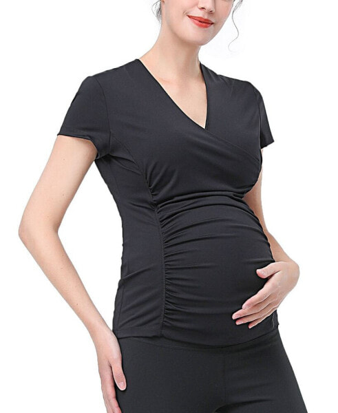 Maternity V-Neck Nursing Active Tee