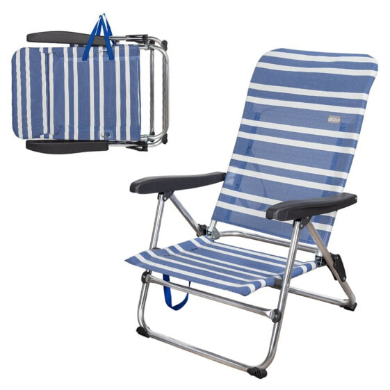AKTIVE Folding Chair 5 Positions Low 61x50x85 cm