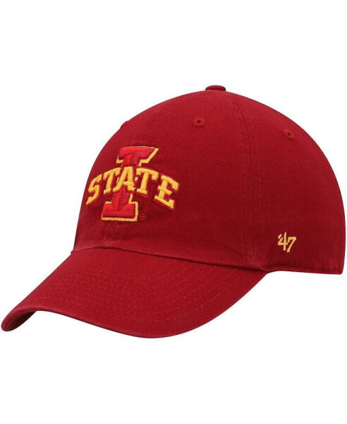 Men's Cardinal Iowa State Cyclones Clean Up Adjustable Hat
