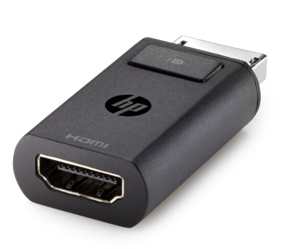 HP DisplayPort to HDMI 1.4 Adapter - DisplayPort - HDMI - Black