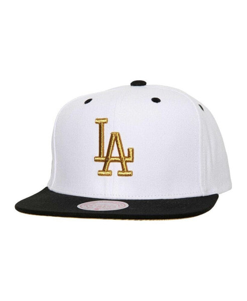Men's White, Black Los Angeles Dodgers Cooperstown Collection MVP Snapback Hat