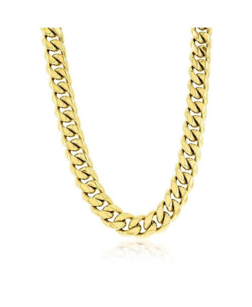 Stainless Steel 14mm Miami Cuban Chain Necklace