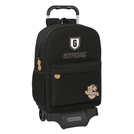 Школьный рюкзак с колесиками Harry Potter Bravery Чёрный 30 x 43 x 14 cm