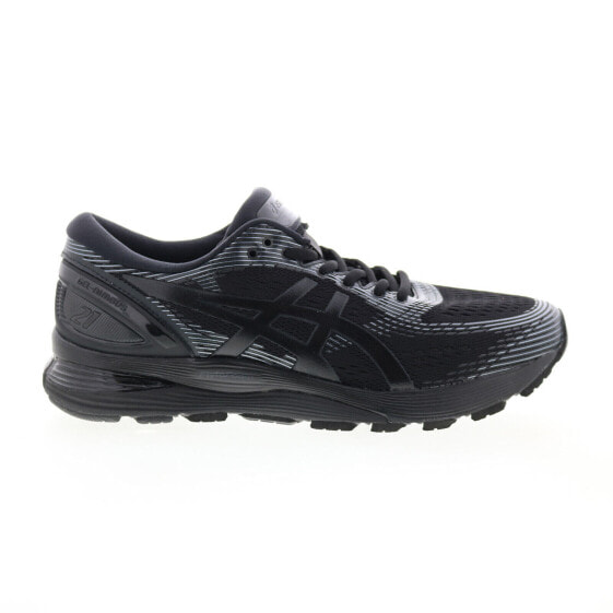 Asics Gel-Nimbus 21 1011A169-004 Mens Black Synthetic Athletic Running Shoes