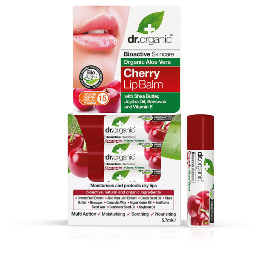 ALOE VERA AND CHERRY lip balm SPF15 5.7 gr