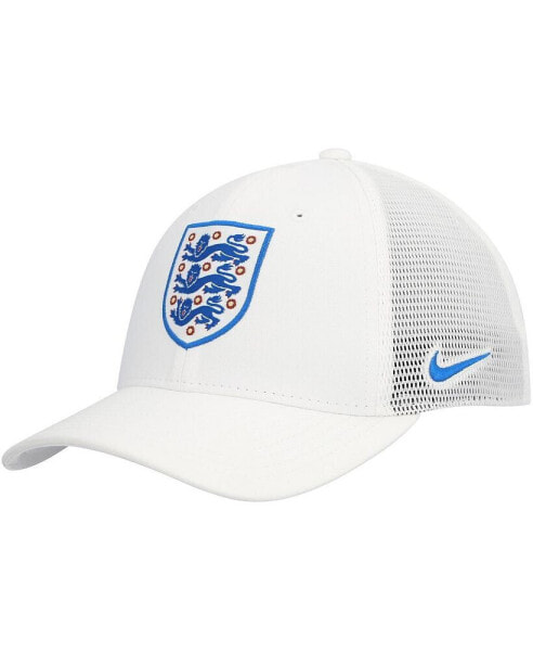 Men's White England National Team Legacy91 Aerobill Performance Flex Hat