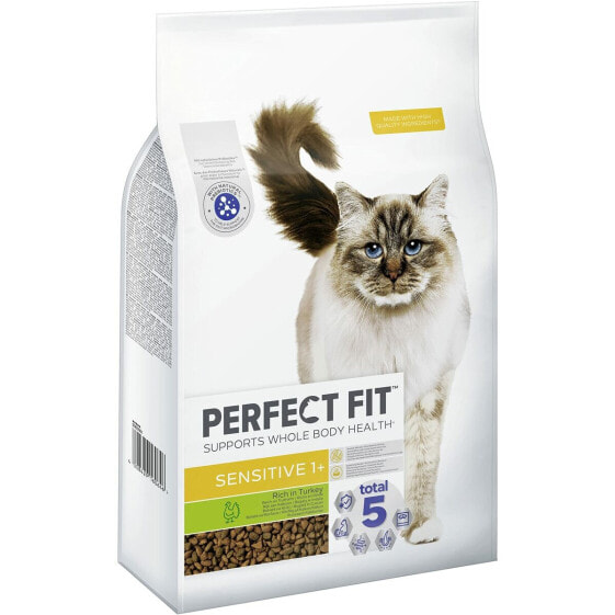Сухой корм для кошек Perfect Fit Sensitive 7 кг Взрослые Индейка