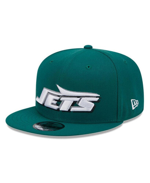 Men's Green New York Jets 2024 NFL Draft 9FIFTY Snapback Hat