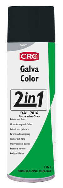 CRC 20581-HO GalvaColor Korrosionsschutz-Lack mit Zweifach-Wirkung Tiefschwarz RAL 9005