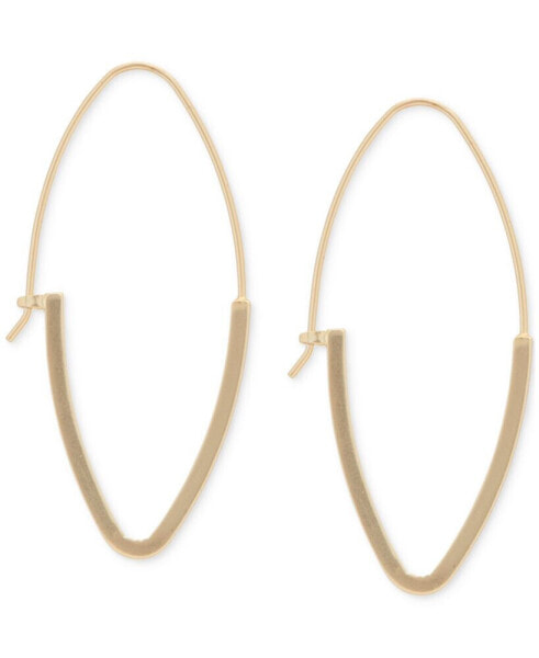 Серьги Lucky Brand Elongated Hoop