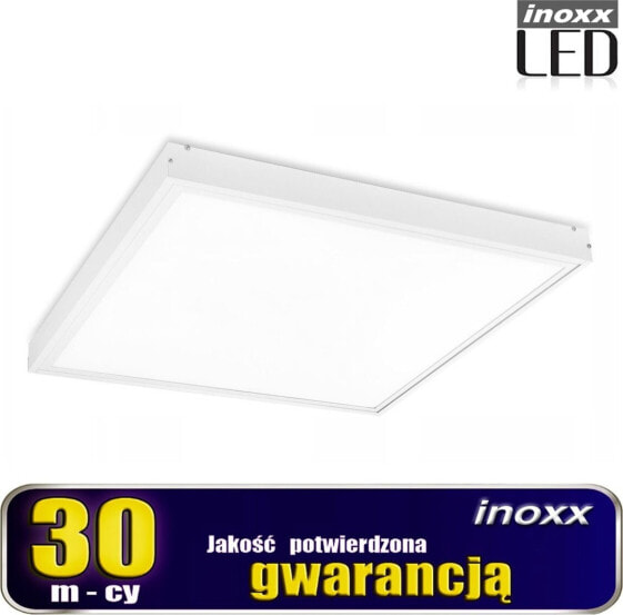 Lampa sufitowa Nvox Panel led 60x60 60w lampa sufitowa kaseton 6000k zimny + ramka natynkowa