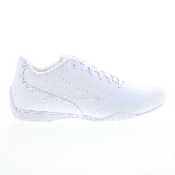 Fila Forlani Outline Flag Womens White Motorsport Inspired Sneakers Shoes