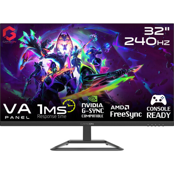 Gameon 32" Va Fhd 240Hz 1ms Oyuncu Monitörü G-Sync & Free Sync - Black (Hdmı 2.1 Konsol Uyumlu)