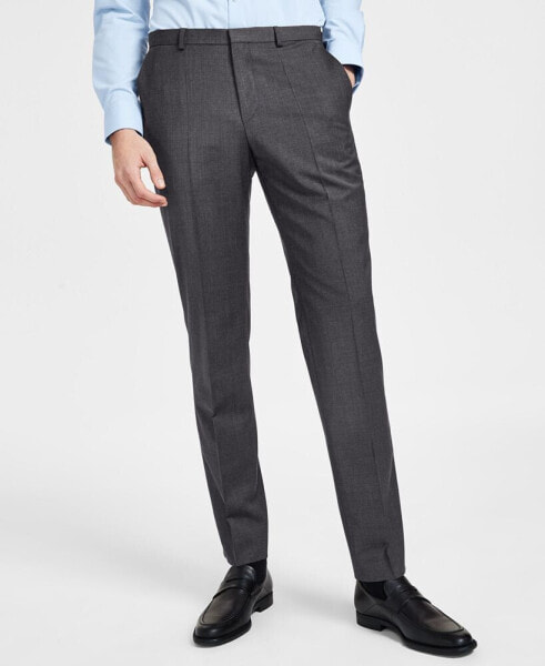 Men's Modern-Fit Wool Superflex Suit Separate Pants