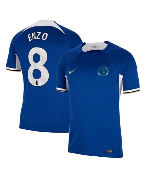 Men's Enzo Fernandez Blue Chelsea 2023/24 Home Stadium Replica Jersey