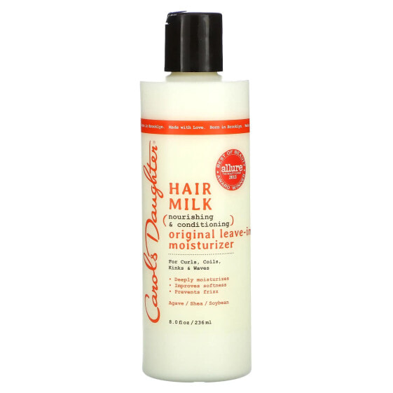 Hair Milk, Nourishing & Conditioning, Original Leave-In Moisturizer, For Curls, Coils, Kinks & Waves, 8 fl oz (236 ml)