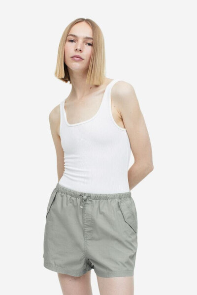 Cotton Parachute Shorts