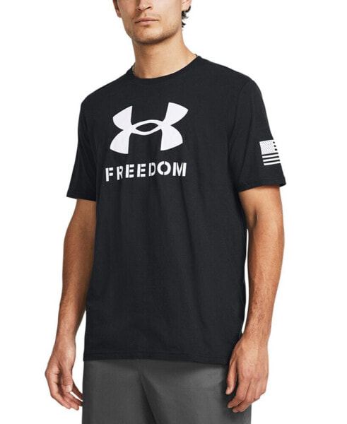 Men's Relaxed Fit Freedom Logo Short Sleeve T-Shirt