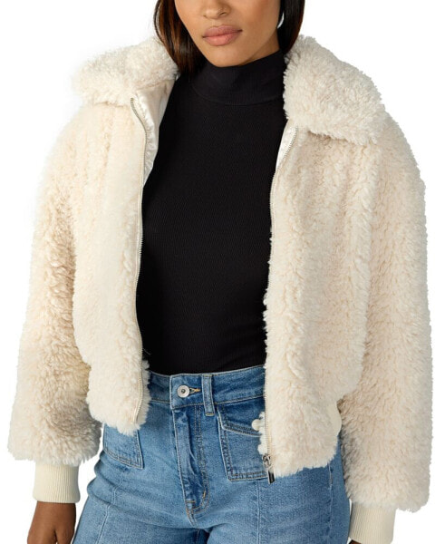 Women's Tori Faux-Fur Long-Sleeve Jacket