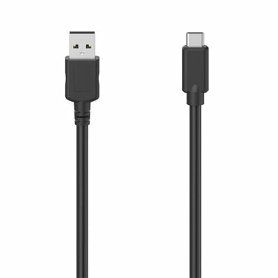 Универсальный кабель USB-C-USB Hama Technics ECO PC 1,5 m Чёрный