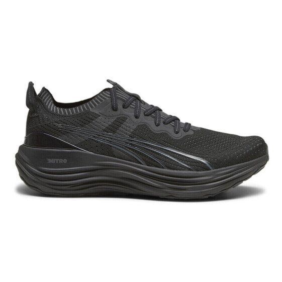 Puma Foreverrun Nitro Knit Running Mens Black Sneakers Athletic Shoes 37913901