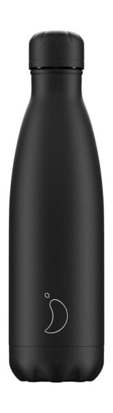 Chillys Bottles Chilly's Monochrome Matte Edition B500MOABL, 500 ml, Daily usage, Black, Stainless steel, 24 h, 12 h