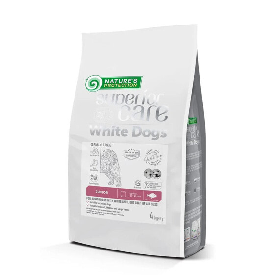 NATURE´S P White Dog Junior 4kg grain free with white fish