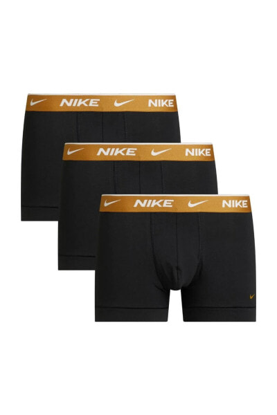 Erkek Nike Marka Logolu Elastik Bantlı Günlük Kullanıma Uygun Siyah Boxer 0000ke1008-hx0