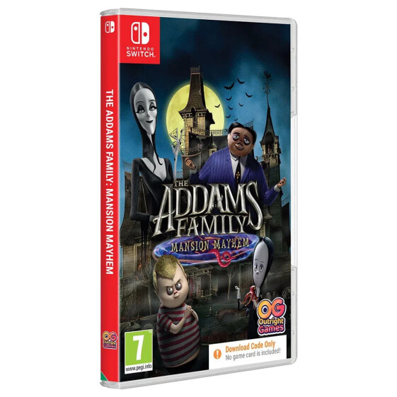 NINTENDO GAMES Switch The Addams’s Family Mansion Mayhem Code in box