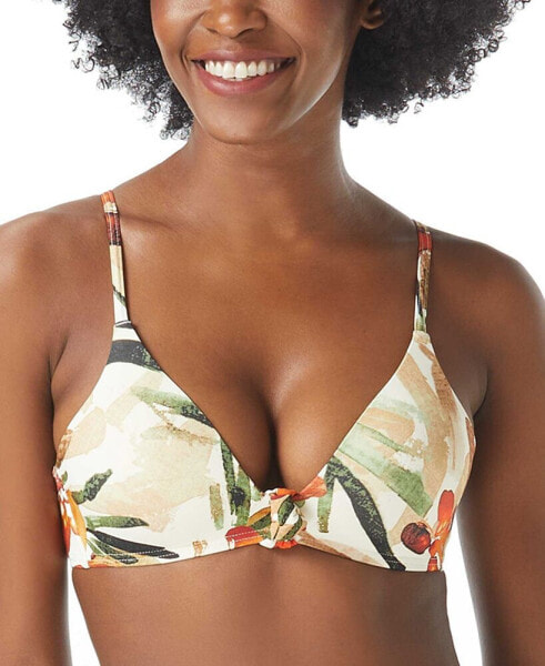 Knotted Bikini Top With Molded Bra