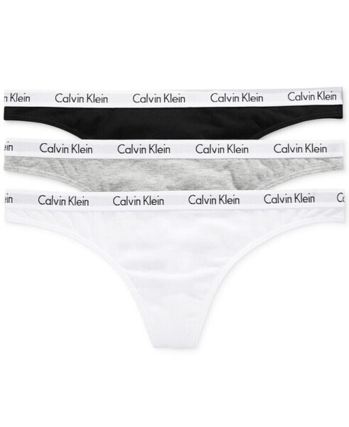 Комплект из 3-х трусов лифчиков Calvin Klein carousel Cotton для женщин