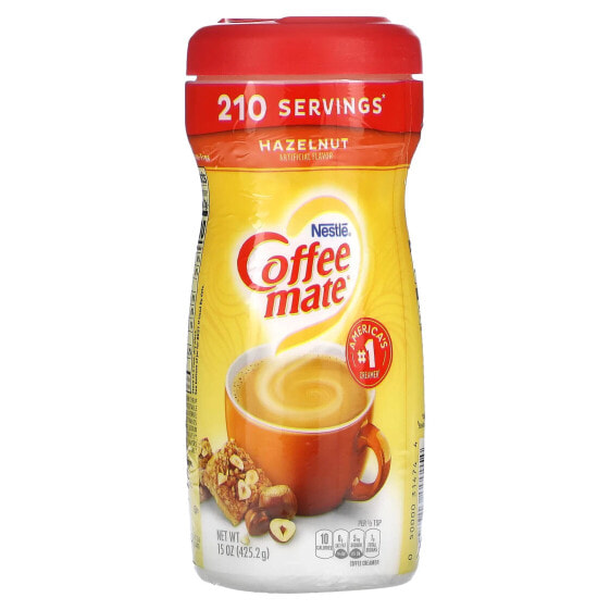 Powder Coffee Creamer, Hazelnut, 15 oz (425.2 g)