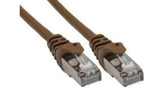 InLine Patch Cable SF/UTP Cat.5e brown 1.5m