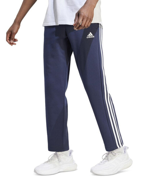 Men's Essentials 3-Stripes Fleece Track Pants