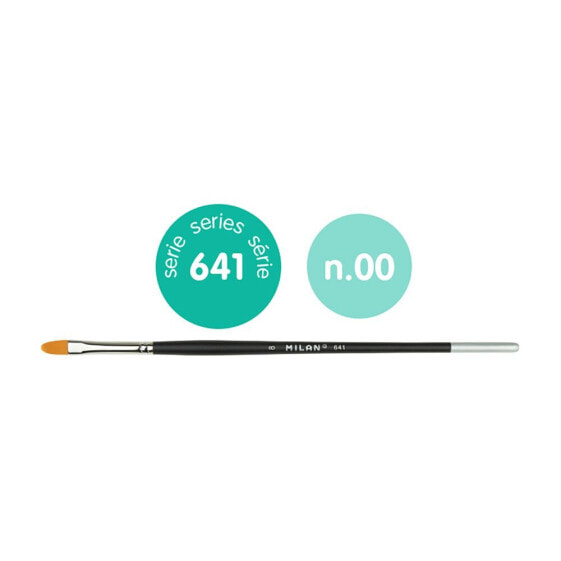 MILAN ´Premium Synthetic´ Cat´S Tongue Paintbrush With Short Handle Series 641 No. 00