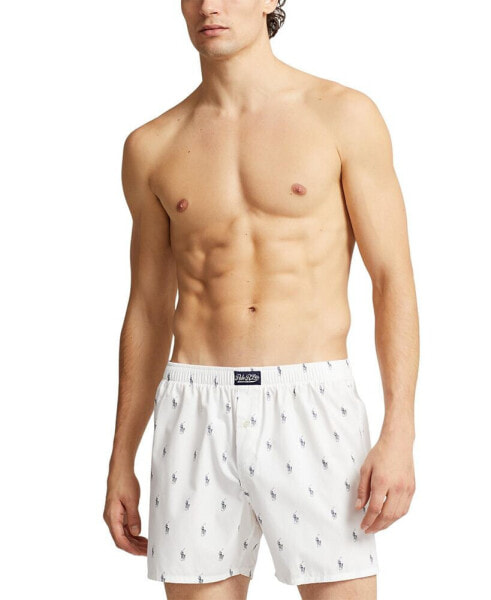 Men's Printed Woven Boxer Shorts