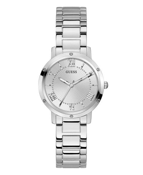 Часы Guess Women's Silver Tone Stainless Steel 34mm