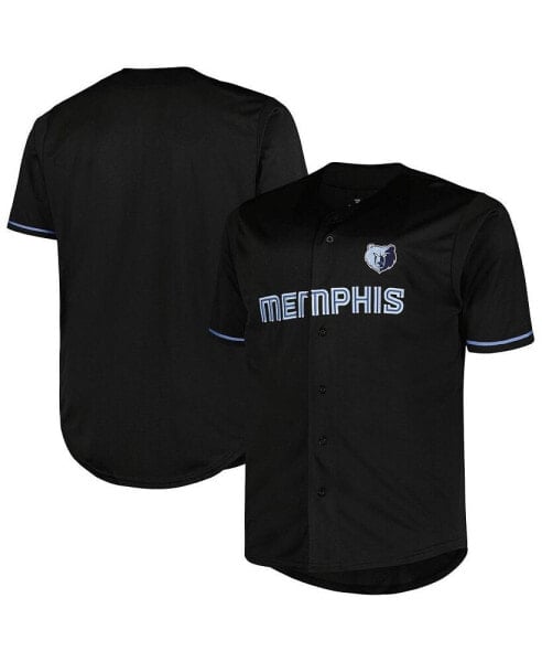 Men's Black Memphis Grizzlies Big Tall Pop Jersey