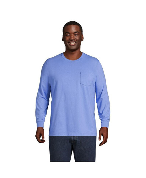 Big & Tall Super-T Long Sleeve T-Shirt with Pocket