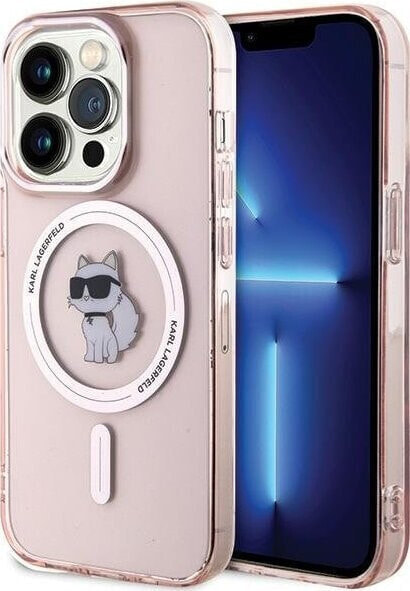 Karl Lagerfeld Karl Lagerfeld KLHMP15LHFCCNOP iPhone 15 Pro 6.1" różowy/pink hardcase IML Choupette MagSafe NoSize