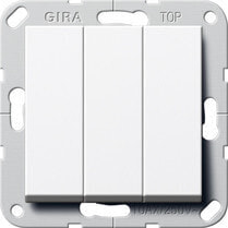 GIRA 284403 - 1P - White - 250 V - BS EN 60669-1 - 250 V - 10 A