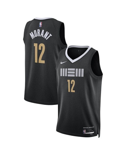 Men's and Women's Ja Morant Black Memphis Grizzlies 2023/24 Swingman Jersey - City Edition