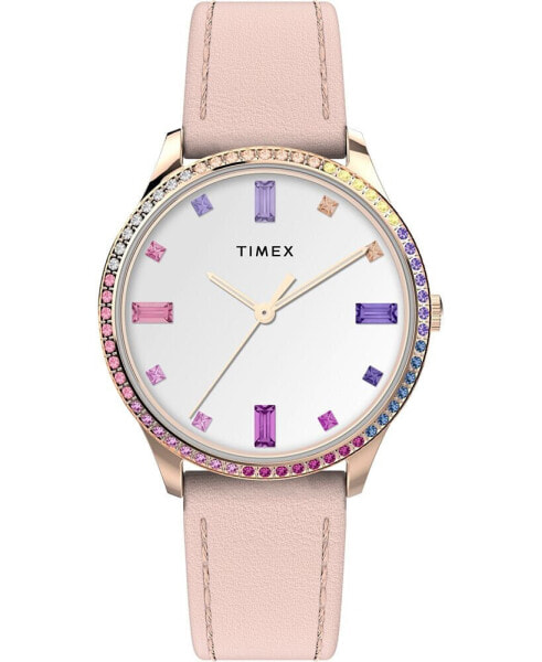 Часы Timex Quartz Dress Leather Pink 32mm